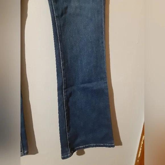 Le Jean Remy Flare Classic Blue Flared Women Jeans Size 25 - Picture 4 of 7